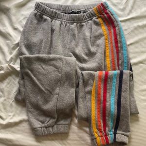 Rainbow Striped Sweatpants